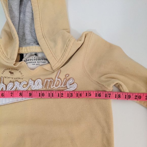 Abercrombie Kids Yellow and Grey Hoodie Adirondack Heritage New York - Picture 12 of 16